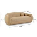 Contemporary Curved Sofa