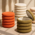 Ribbed Storage Ottoman