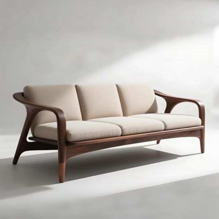 Scandinavian Wooden Sofa